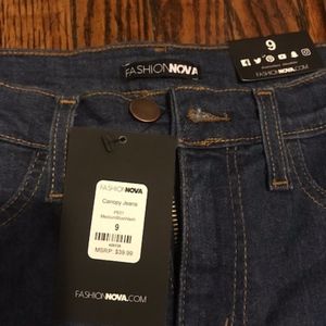 Brand New Fashion Nova Canopy Jeans Sz 9